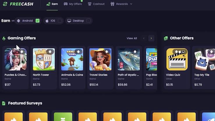 FreeCash App Preview
